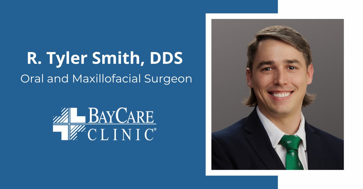 Oral Surgery & Implant Specialists BayCare Clinic Welcomes Dr. R. Tyler Smith