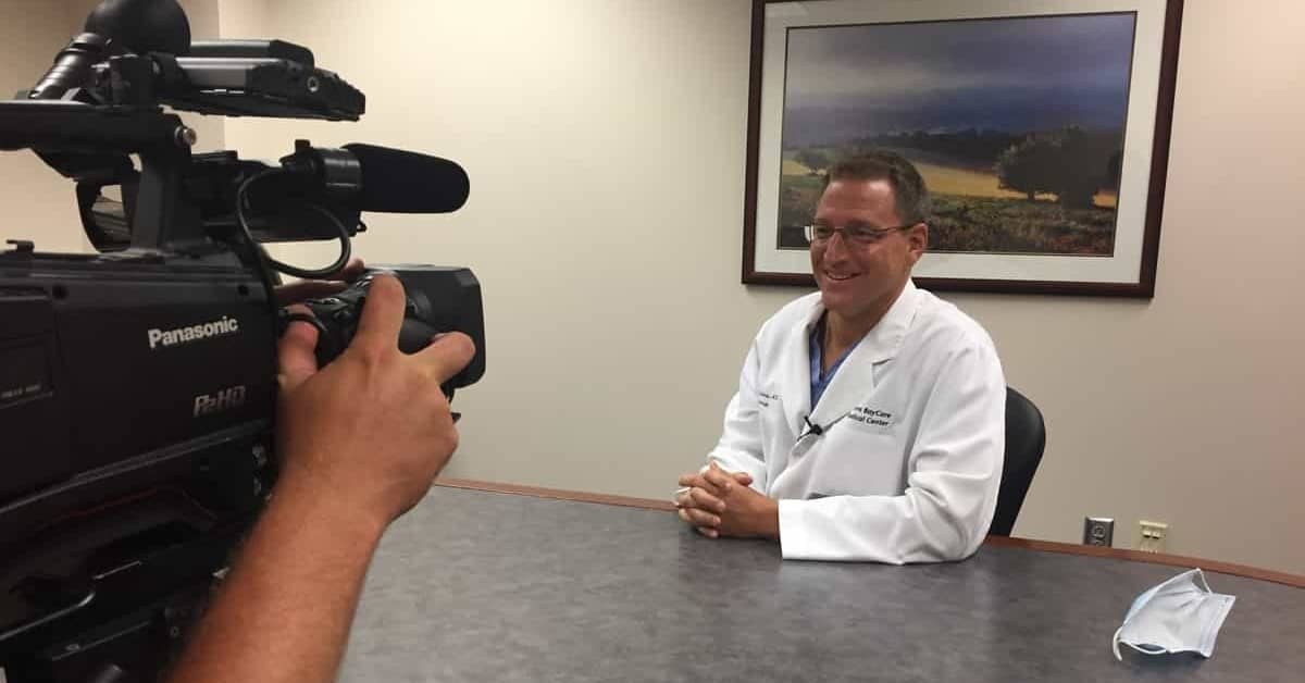 Dr. Scott Weslow is interviewed by WBAY Channel 2 News