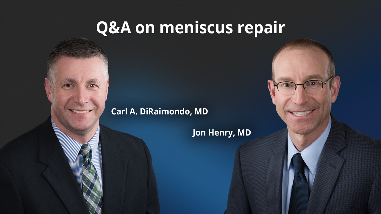 Discussing the evolution and future of meniscus repair