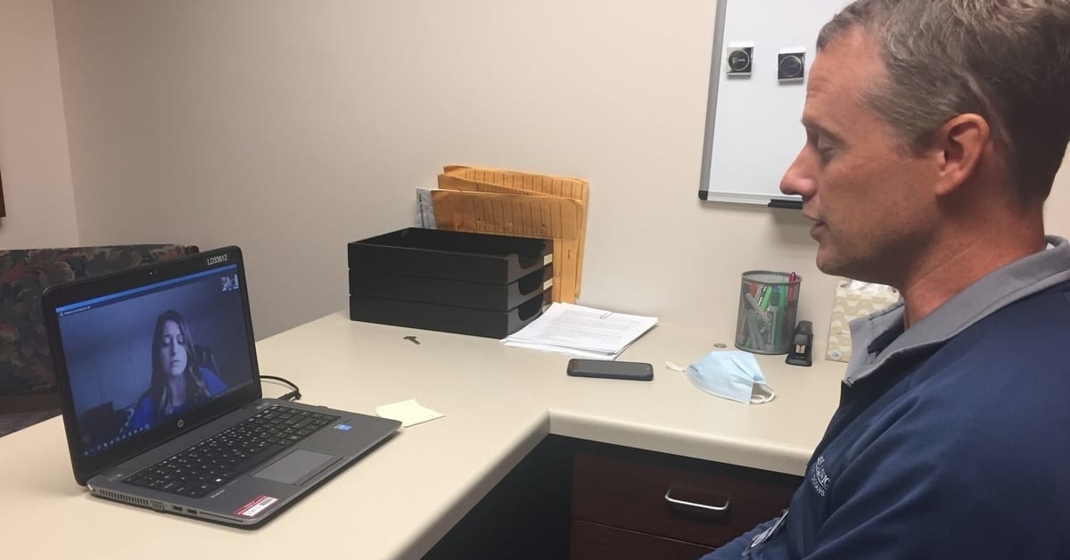 Dr. Ryan Murphy, BayCare Clinic is interviewed virtually by WBAY