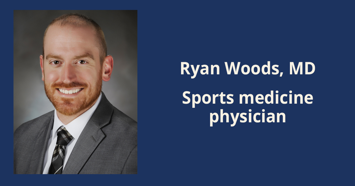 Dr. Ryan Woods, headshot