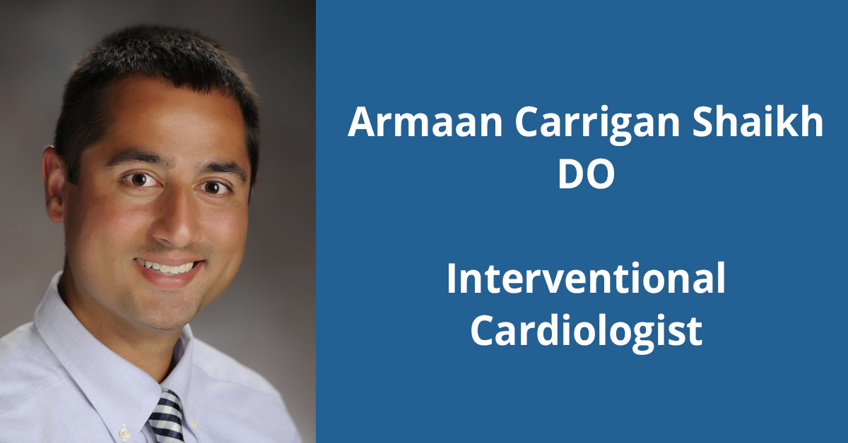 Armaan Carrigan Shaikh Interventional Cardiologist with Aurora BayCare Cardiology