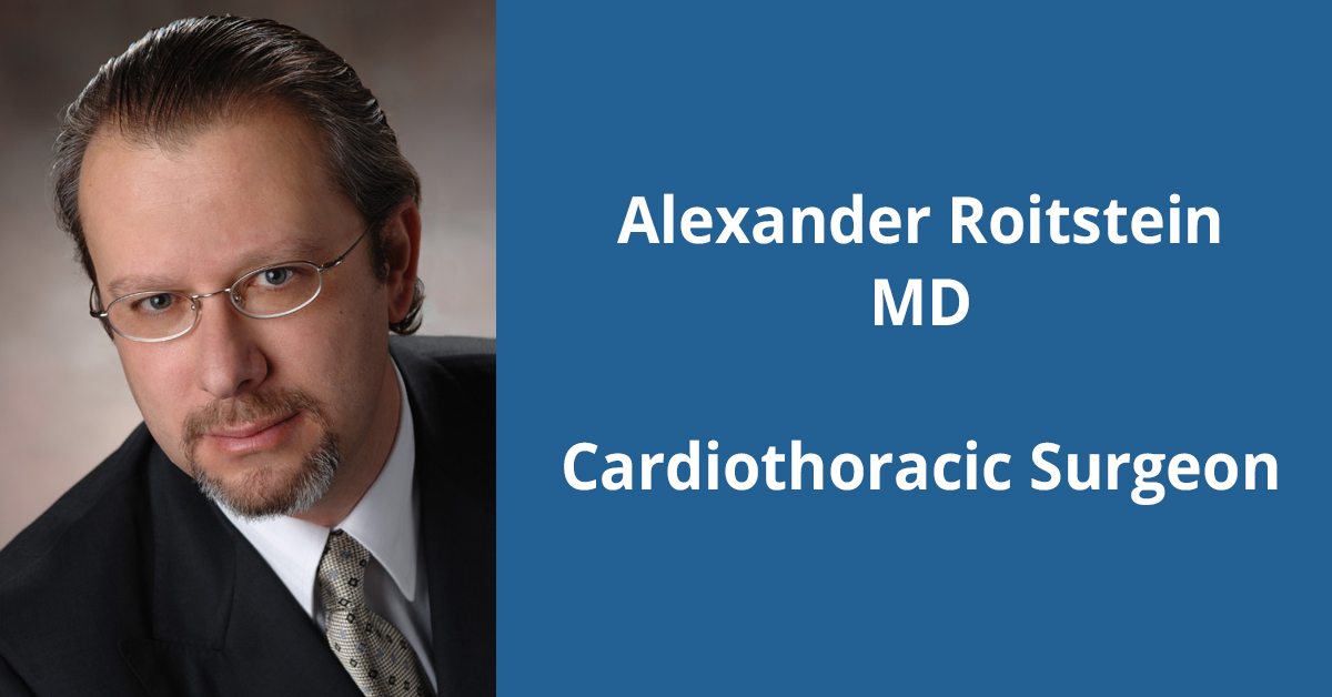 Dr. Alexander Roitstein with Aurora BayCare Cardiothoracic Surgery