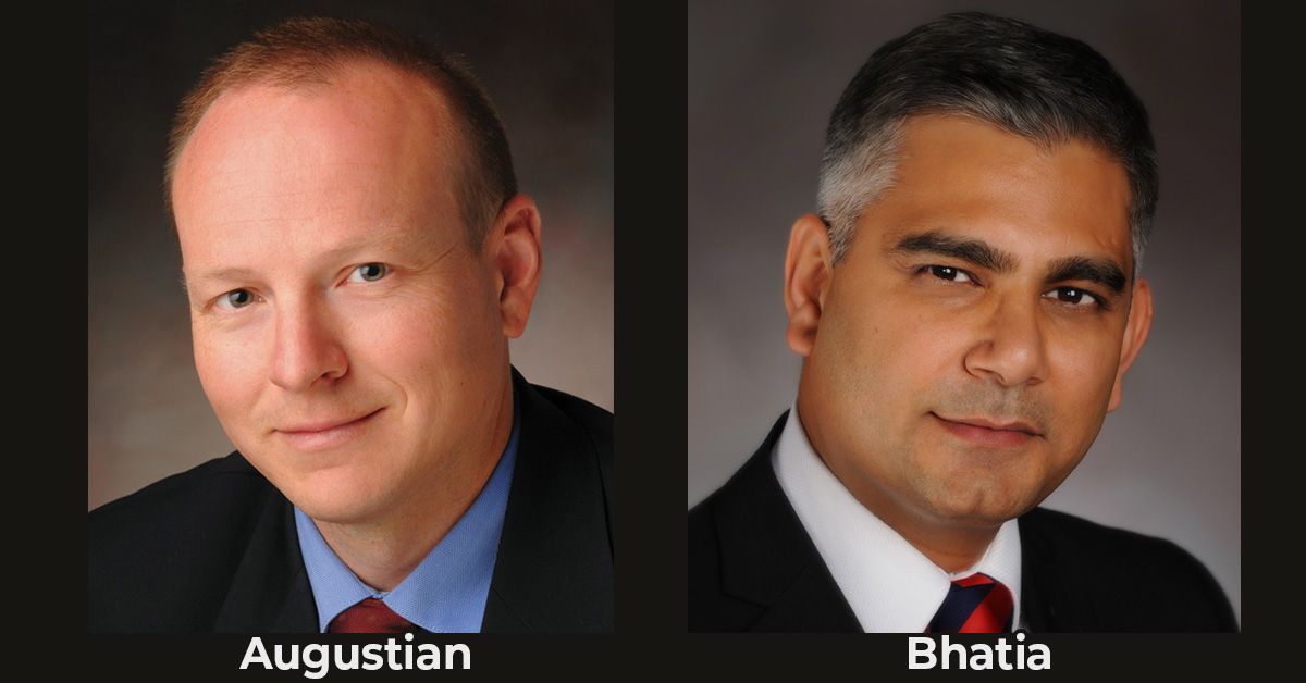 Augustian, Bhatia, Leadership change announced at BayCare Clinic