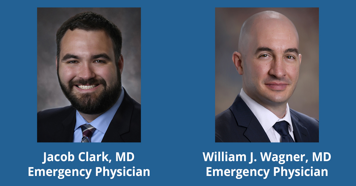 Wagner, Clark join BayCare Clinic Emergency Physicians