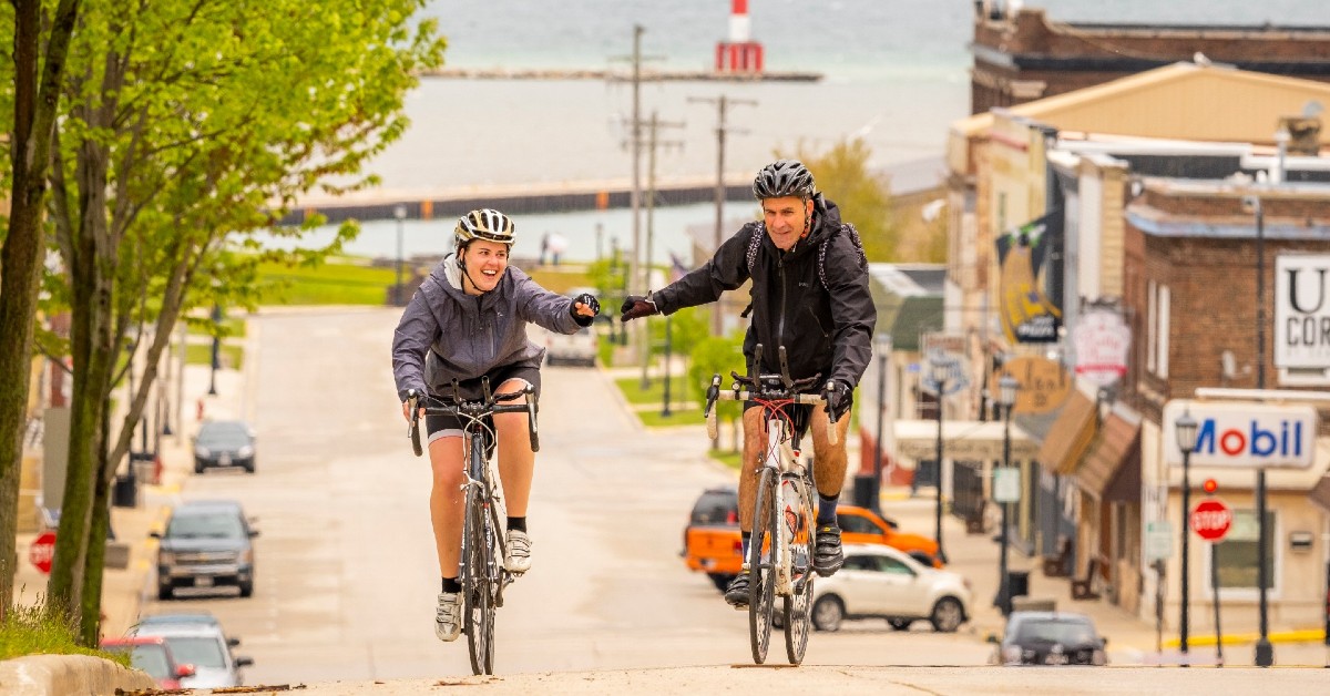 ‘Pretty cool’ to see bike riders out there!