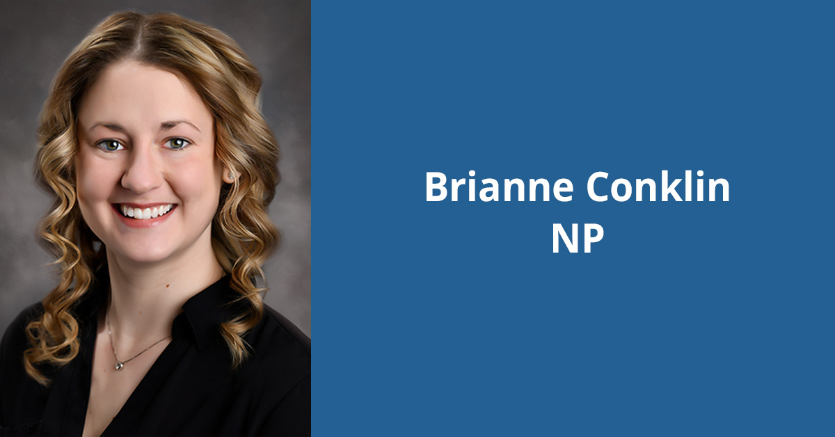 Brianne Conklin, nurse practitioner, BayCare Clinic Pain & Rehab Medicine
