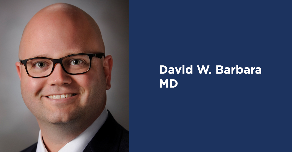 Headshot of Dr. David Barbara, BayCare Clinic