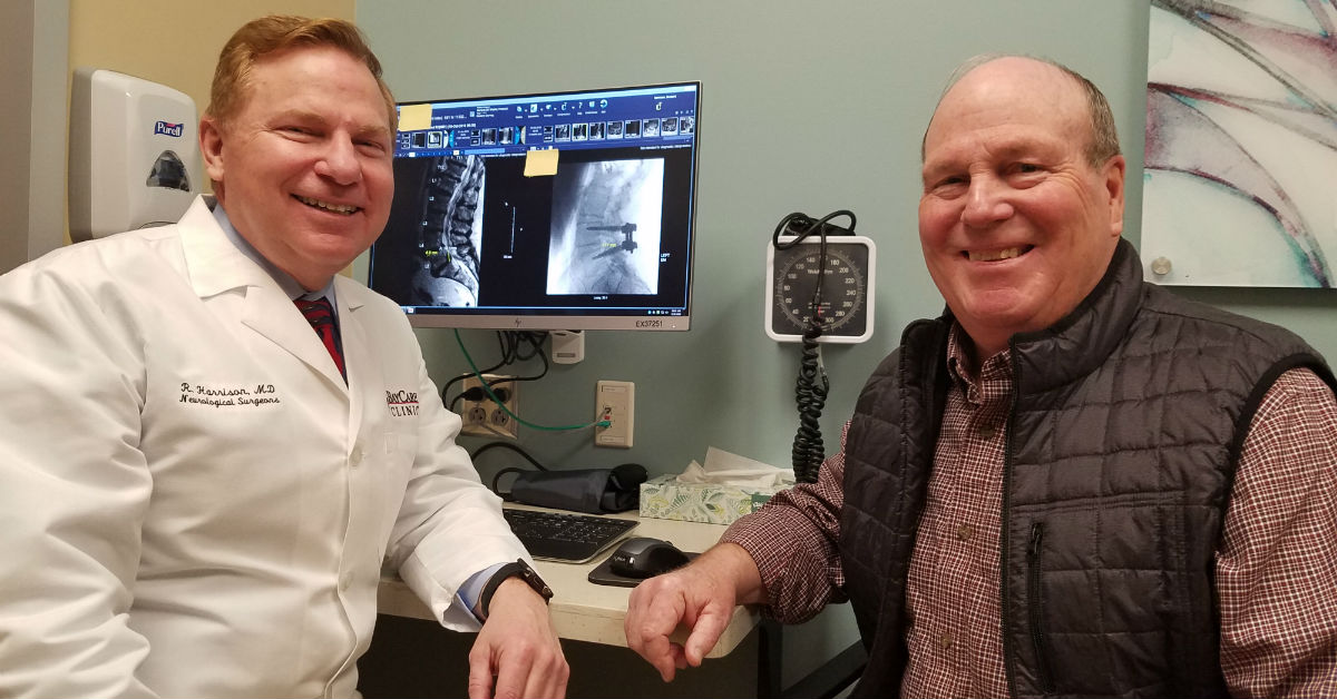 Bob’s story: Lumbar fusion brings ‘instant’ relief