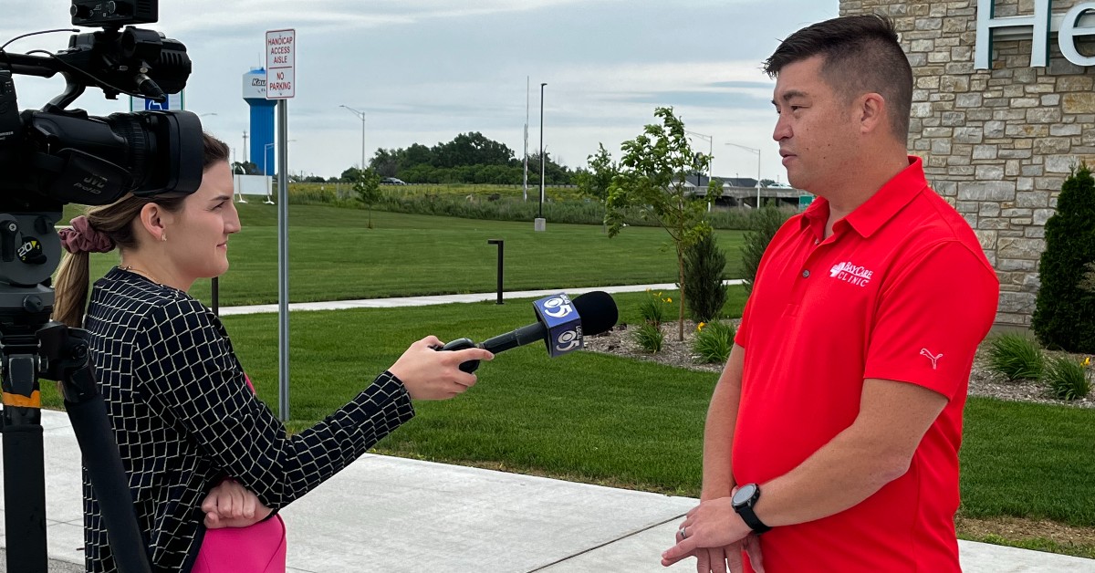 Dr. Nels Rose of BayCare Clinic Emergency Physicians is interviewed by WFRV Channel 5 News.